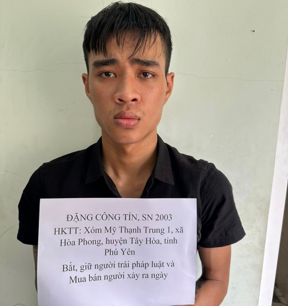 Đường dây mua bán người do Đặng Công Tín cầm đầu (ảnh: CA).