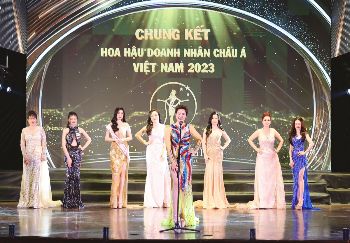 Chung kết Hoa hậu Doanh nhân Châu Á Việt Nam 2023.
