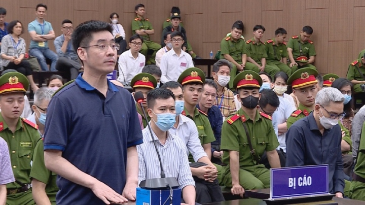 Bị cáo Hoàng Văn Hưng tại tòa