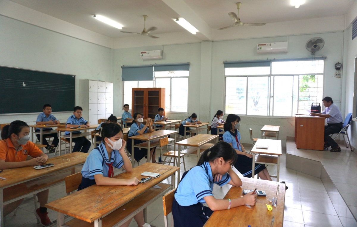 Học sinh TP. Thủ Đức (Ảnh: T.H)