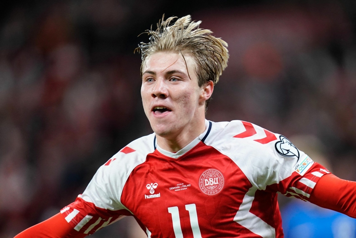 Tuyển thủ Đan Mạch - Rasmus Hojlund sắp cập bến MU. (Ảnh: Getty).
