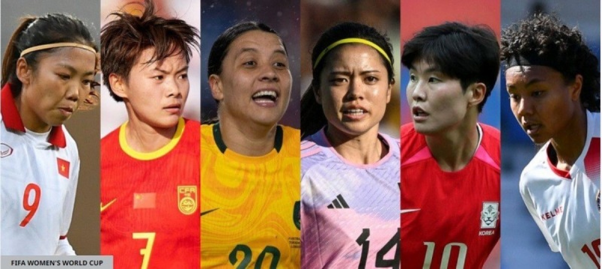 Huynh Nhu (L) is one of six Asian stars at 2023 Women’s World Cup. (Photo: AFC)