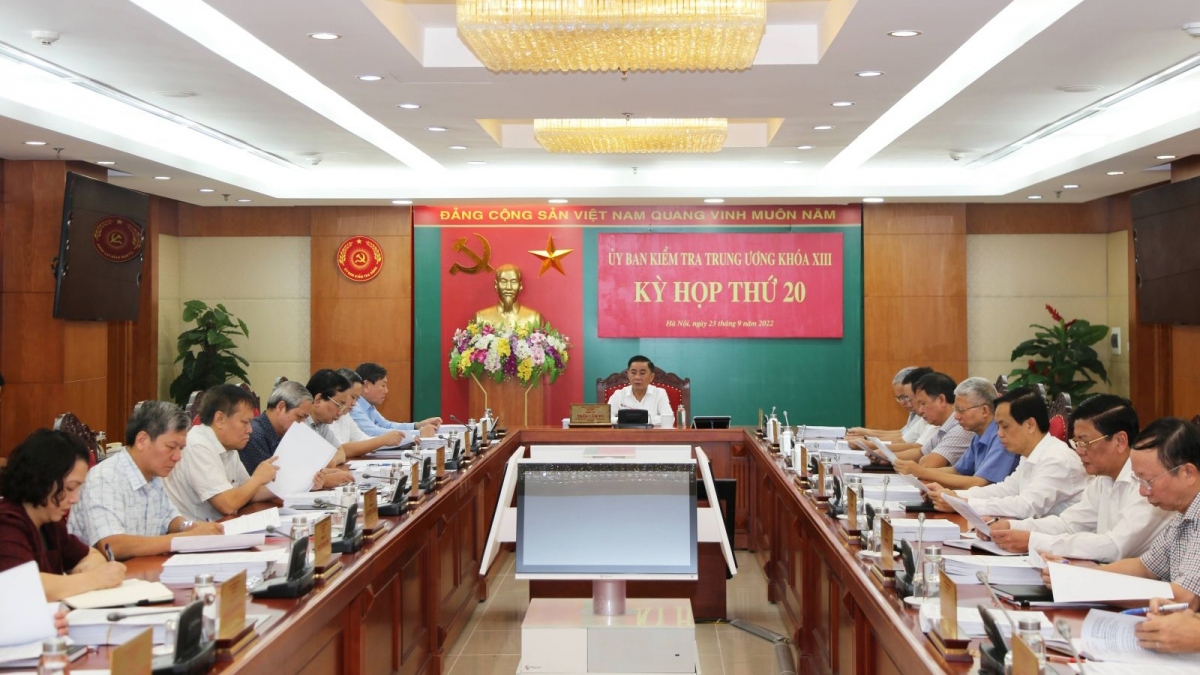 Một cuộc họp của Ủy ban Kiểm tra Trung ương