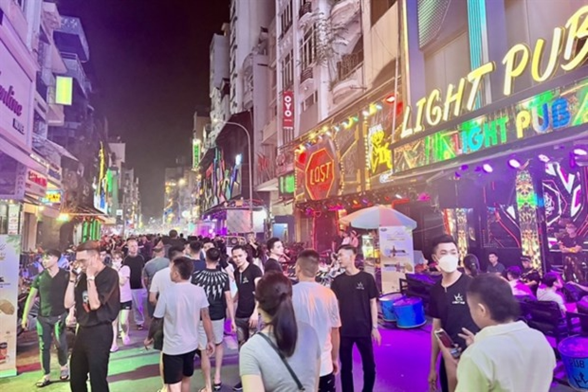 Bui Vien street in Ho Chi Minh City