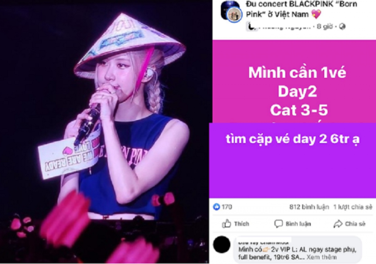 Sau đêm diễn đầu tiên, vé concert BLACKPINK được săn lùng trên các diễn đàn mạng.