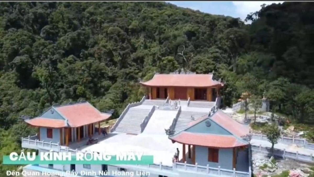 Khu tâm linh bên trong dự án Cầu kính Rồng Mây.