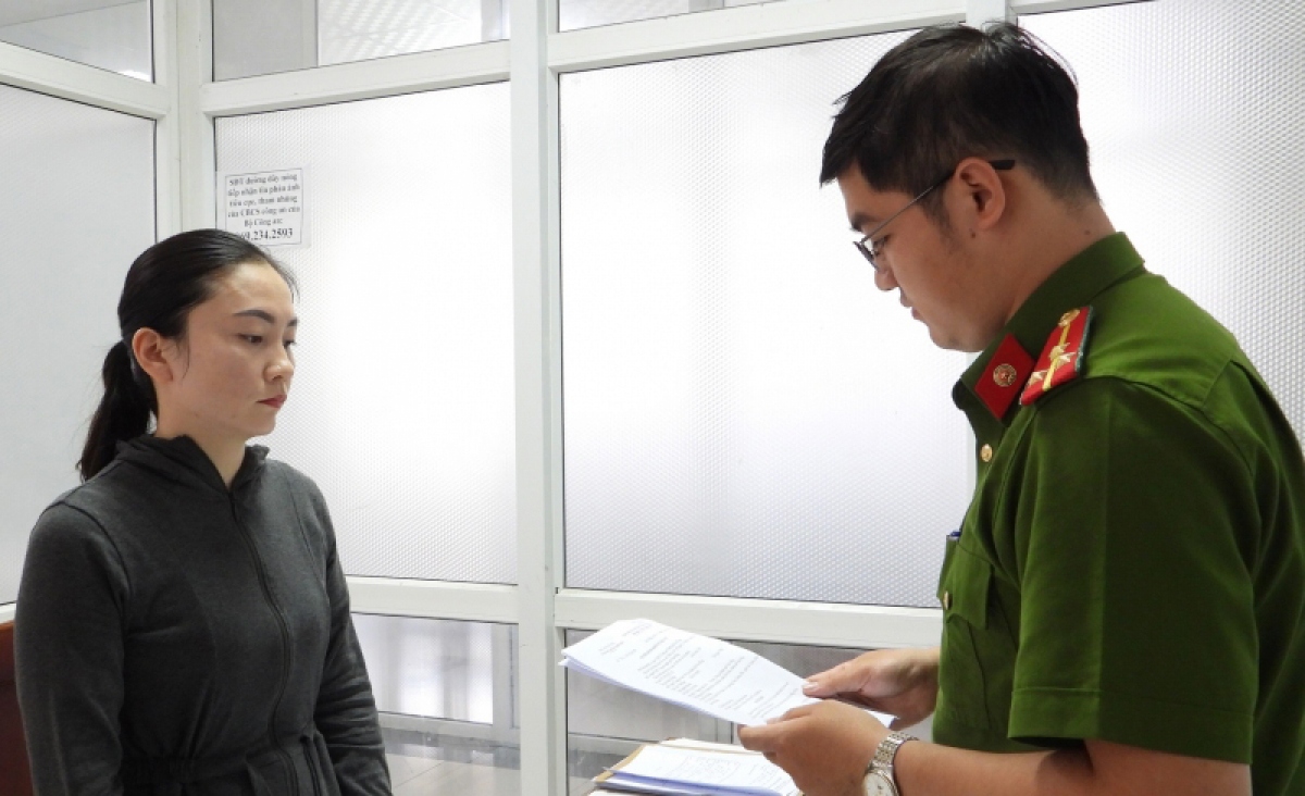 Công bố quyết định khởi tố đối với Võ Thị Quế Chi.