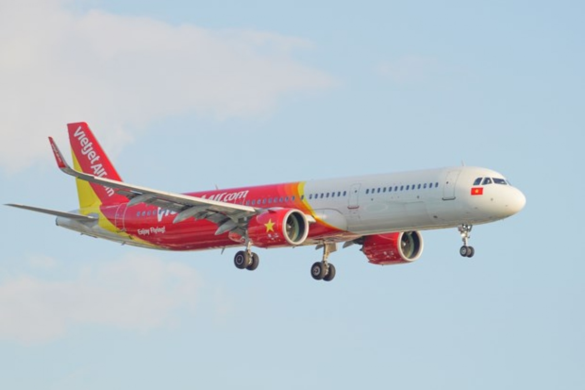 A Vietjet airplane (Photo courtesy of Vietjet)