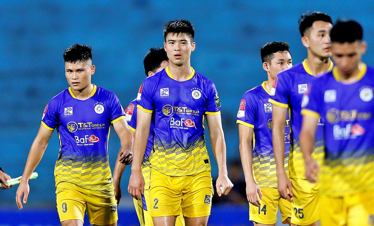 Hà Nội FC thi đấu không tốt khi Văn Quyết bị treo giò (Ảnh: VPF).