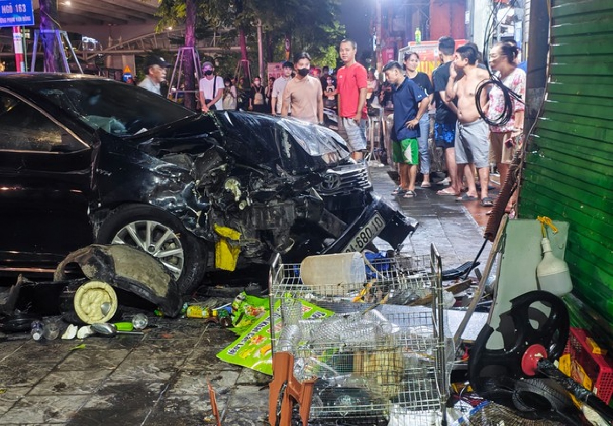 Hiện trường vụ tai nạn