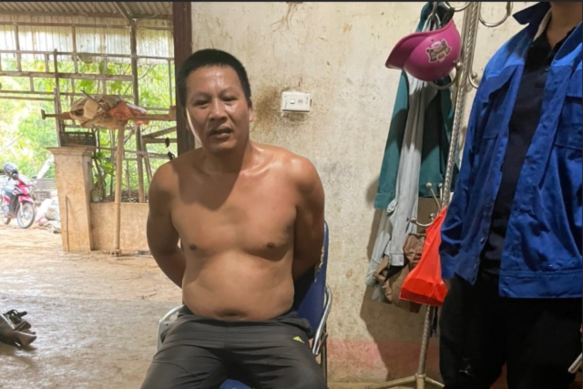 Hà Văn Liễm khi bị bắt