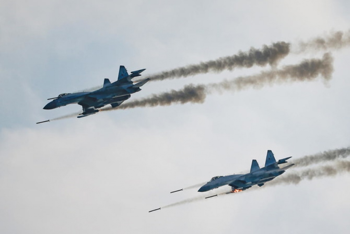 Tiêm kích Su-35 của Nga (Ảnh: RT).