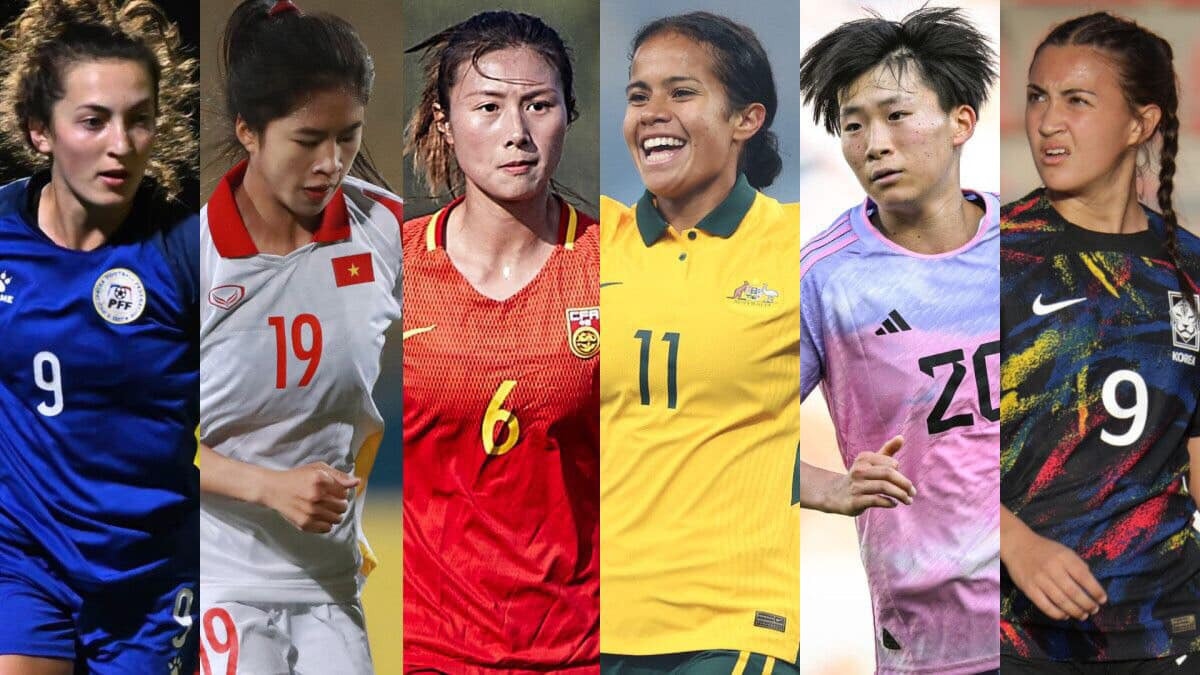 Thanh Nha (second from left) is among six young Asian stars to watch at Women’s World Cup 2023. (Photo: AFC)