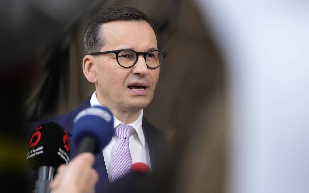 Thủ tướng Ba Lan Mateusz Morawiecki. Ảnh: AP.
