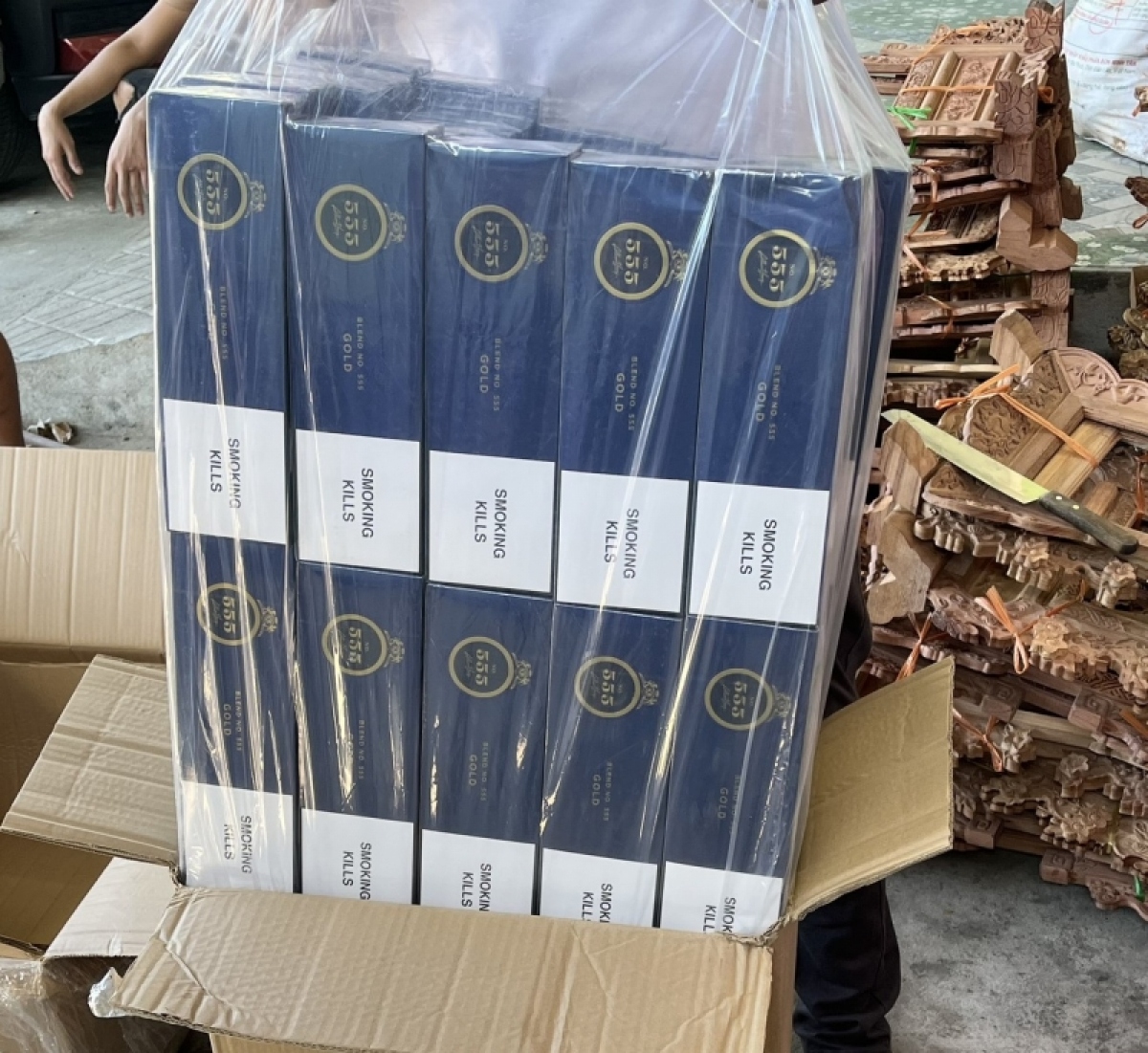 Tang vật tạm giữ trong vụ việc.