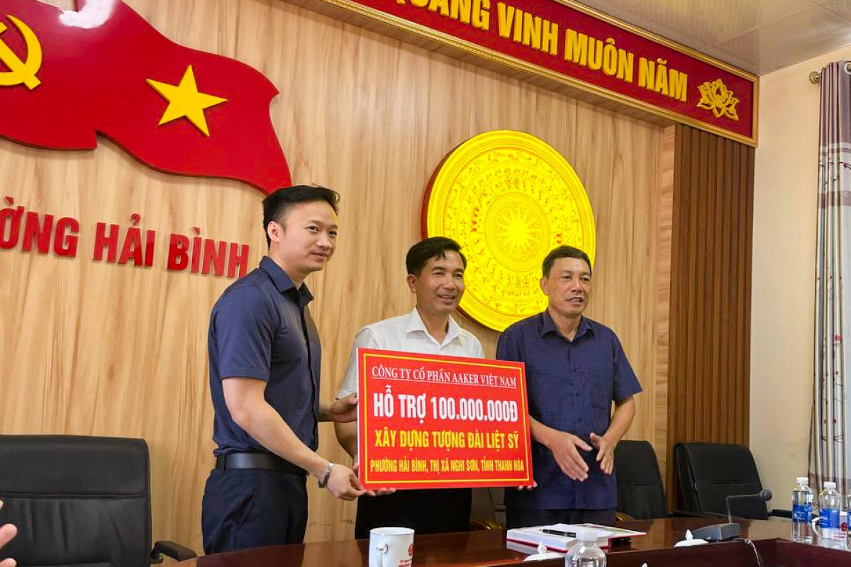 Tri ân tại phường Hải Bình, thị xã Nghi Sơn, tỉnh Thanh Hóa