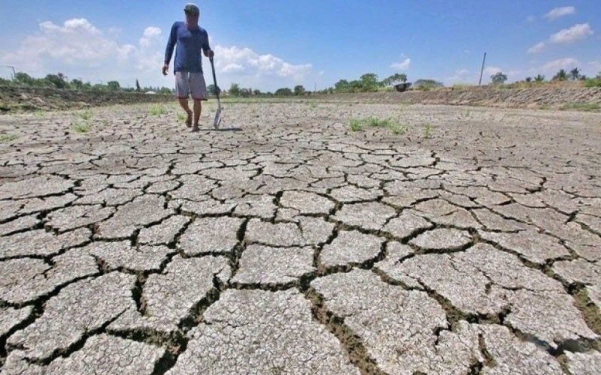 Tình trạng hạn hán do ảnh hưởng của El Nino. Ảnh: Philstar.