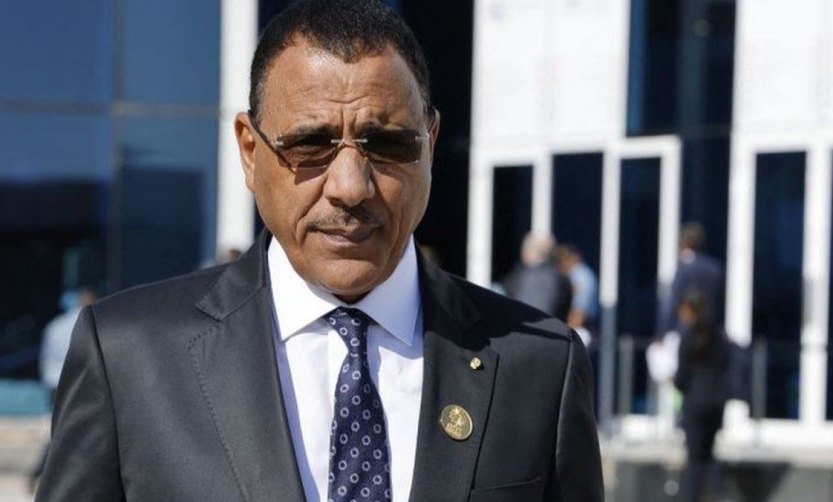Tổng thống Niger Mohamed Bazoum. Ảnh: BBC.