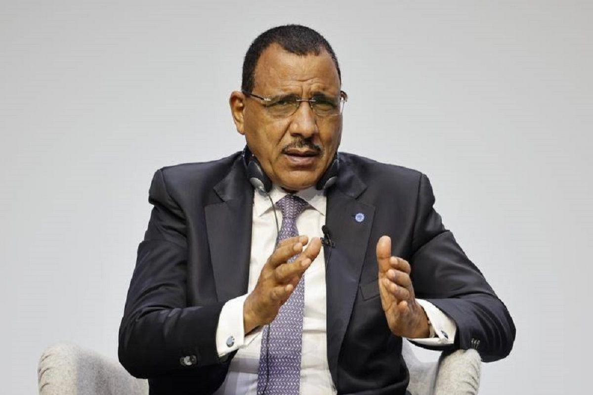 Tổng thống Niger Mohamed Bazoum. Ảnh: AP