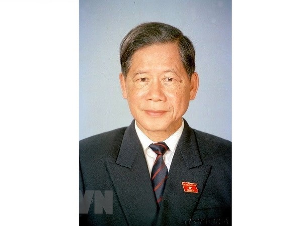 Nguyên Phó Thủ tướng Chính phủ Nguyễn Khánh năm 1997. (Ảnh: TTXVN)