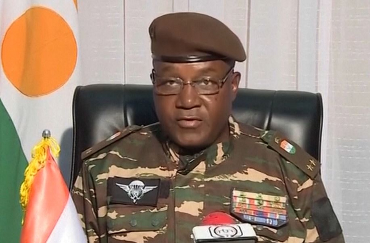 Tướng Abdourahamane Tiani. Ảnh: AP