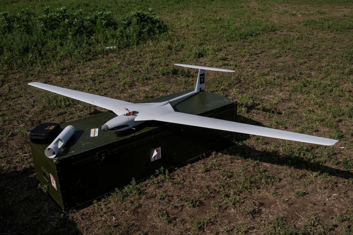 UAV tấn công Punisher do UA Dynamics của Ukraine sản xuất. Ảnh: Washington Post