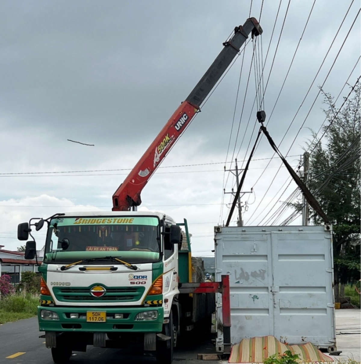Hiện trường vụ việc (Ảnh: B.H)
