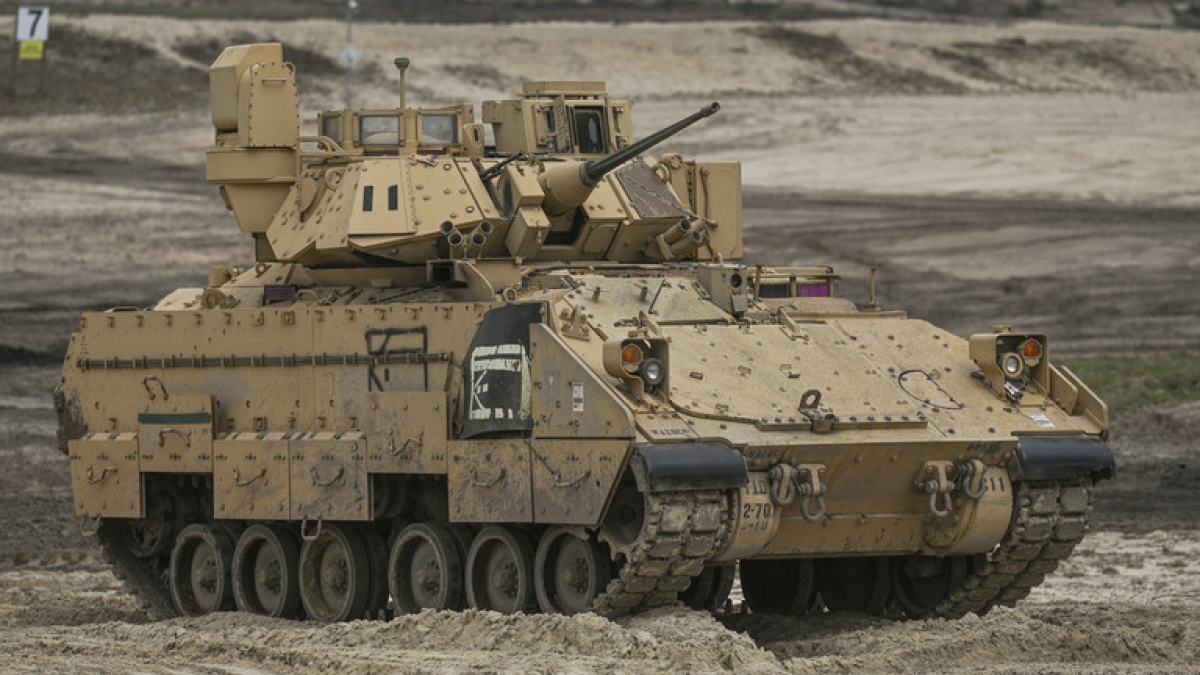Xe chiến đấu bộ binh Bradley. Ảnh: Getty