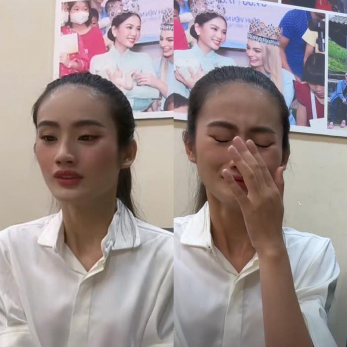 Ý Nhi xin lỗi khán giả hôm 29/7 (Ảnh: Chụp màn hình).