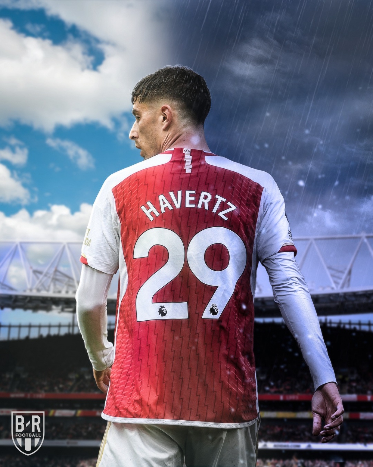 Kai Havertz đang thi đấu tốt trong màu áo Arsenal. (Ảnh: Bleacher Report). 