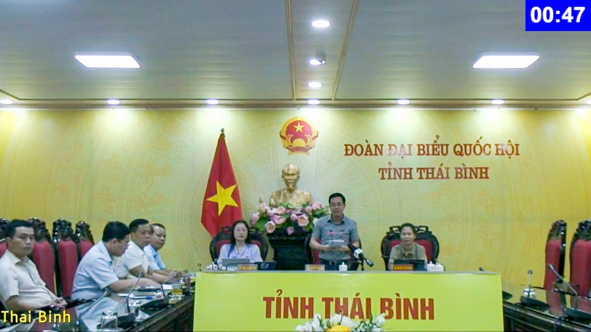 Đại biểu Nguyễn Văn Huy, đoàn Thái Bình.