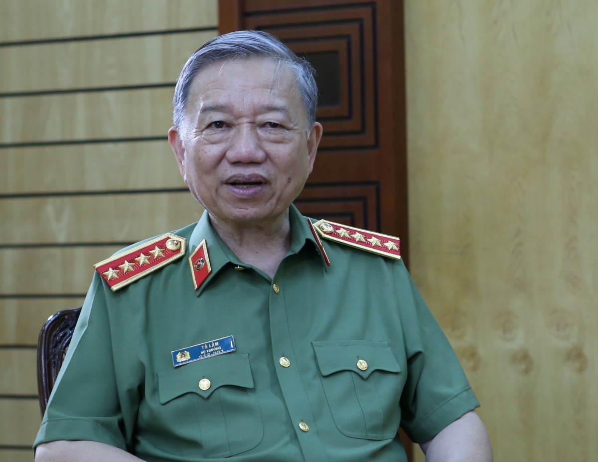 Bộ trưởng Bộ Công an Tô Lâm trả lời phỏng vấn VOV