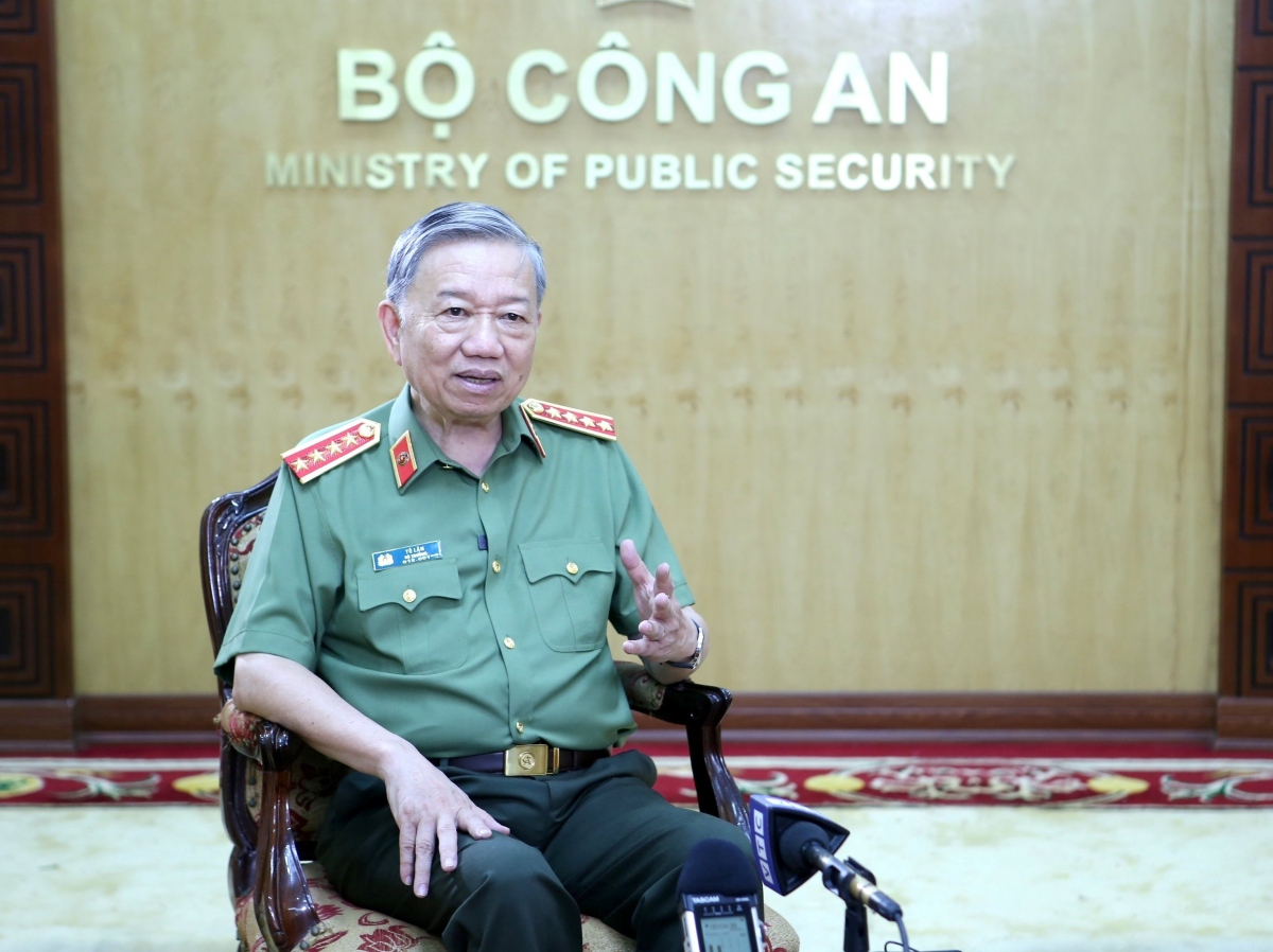 Bộ trưởng Bộ Công an - Đại tướng Tô Lâm
