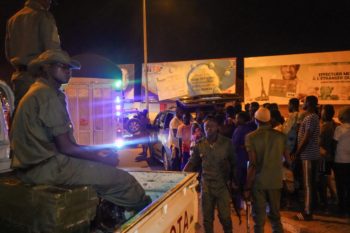 Một cuộc biểu tình ở Niamey, Niger hôm 5/8. Nguồn: Reuters