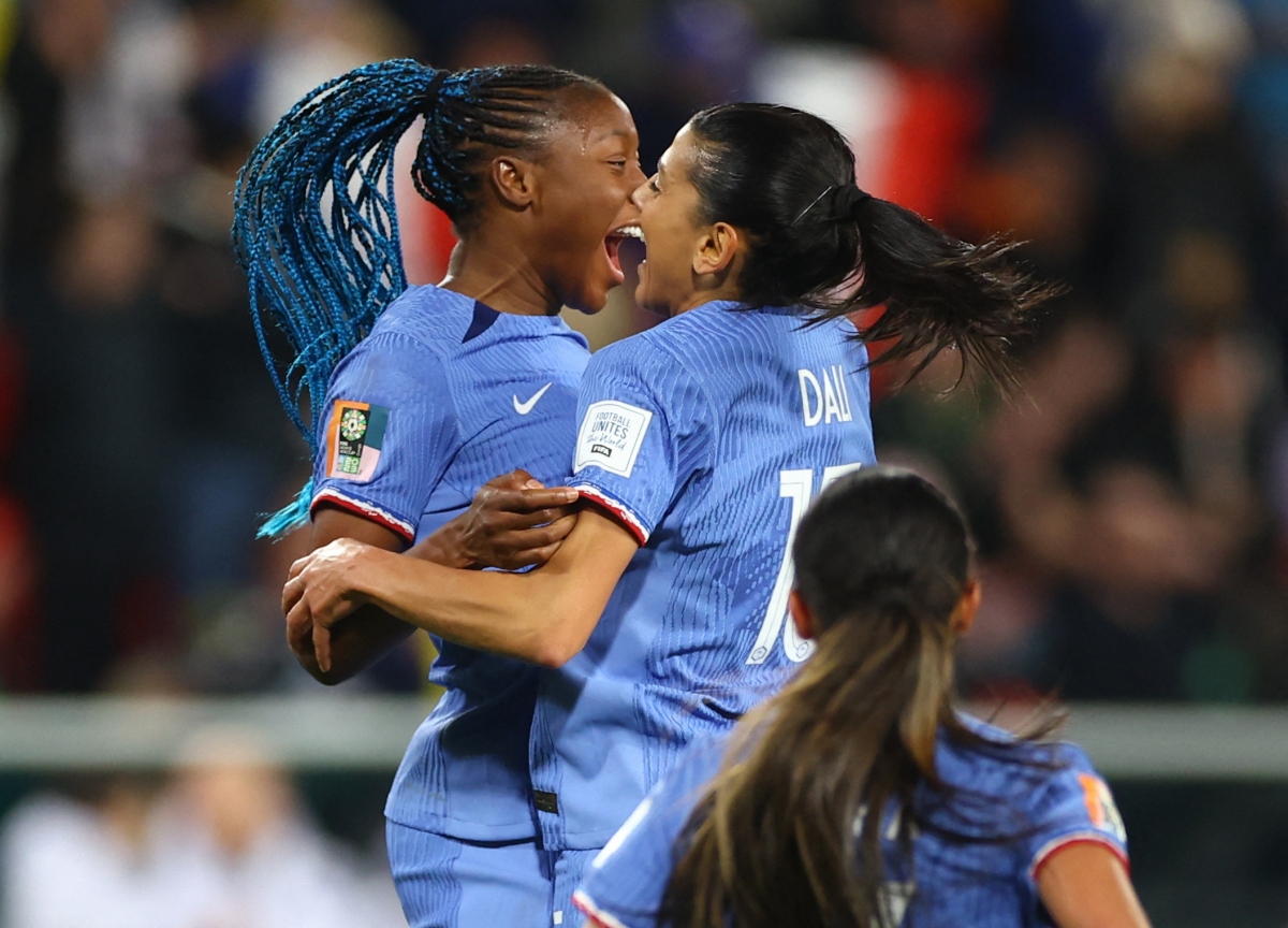 ĐT nữ Pháp sẽ đối đầu với ĐT nữ Australia tại tứ kết World Cup nữ 2023. (Ảnh: Reuters)