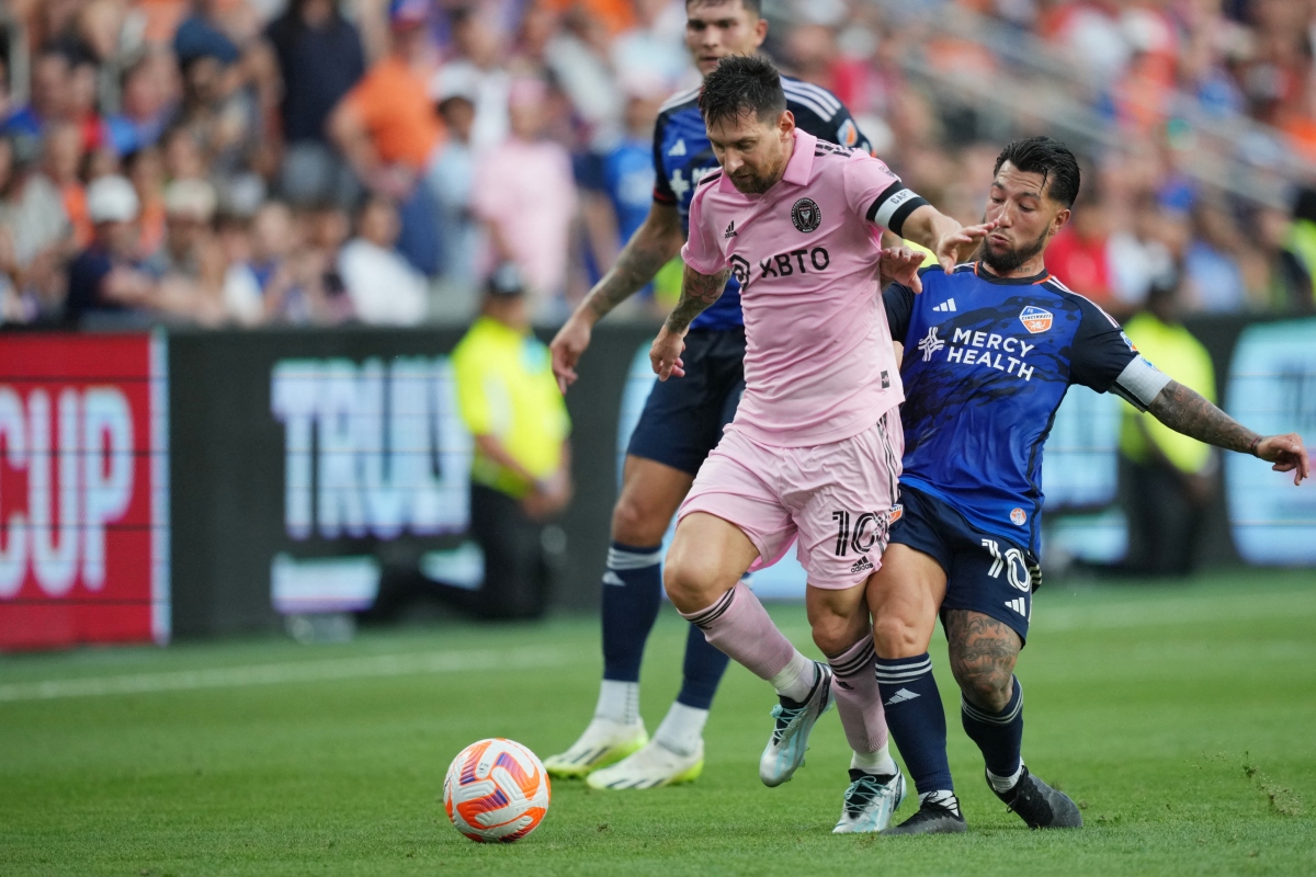 Messi tỏa sáng giúp Inter Miami vào chung kết US Open Cup (Ảnh: Reuters).