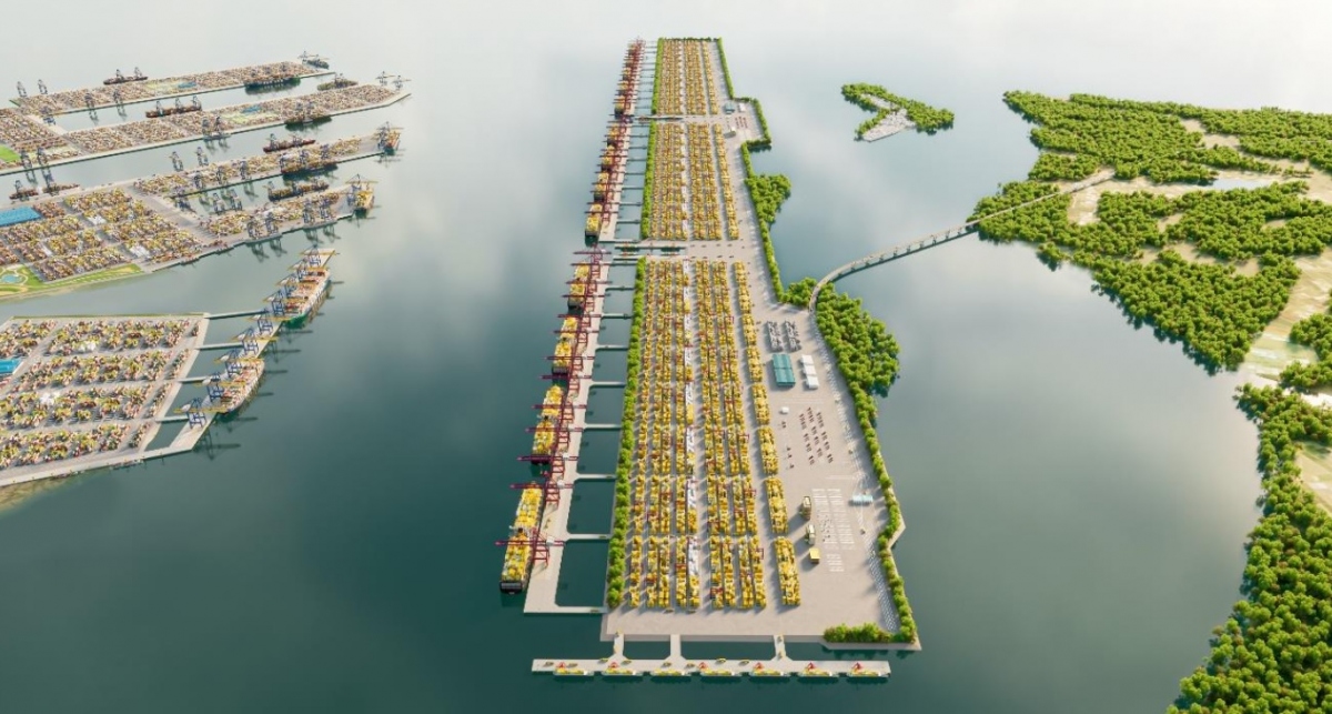 Phối cảnh Cảng Cần Giờ (Ảnh: Portcoast)