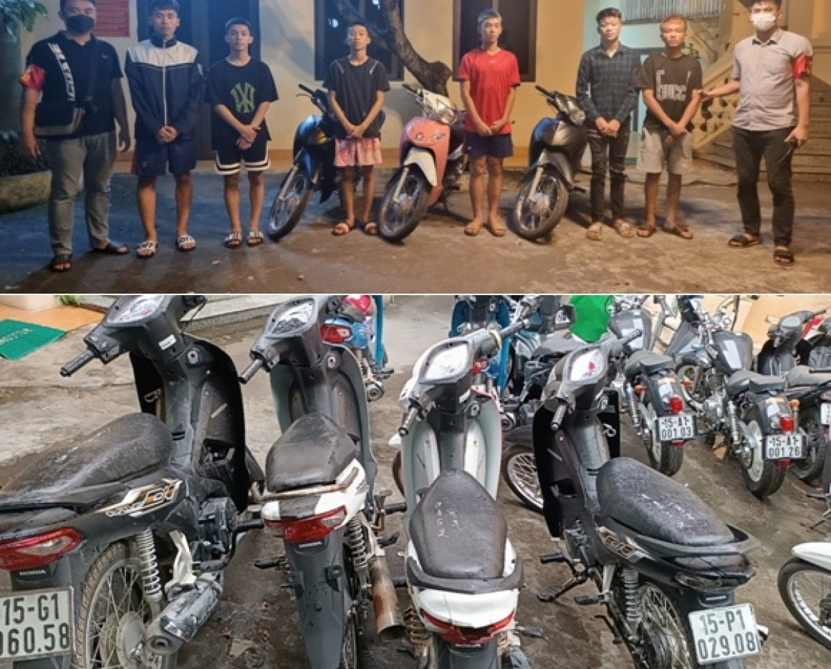 Nhóm đối tượng từ huyện Thủy Nguyên tụ tập và kéo nhau sang các tuyến phố trung tâm TP Hải Phòng gây rối, gây thương tích cho người đi đường.