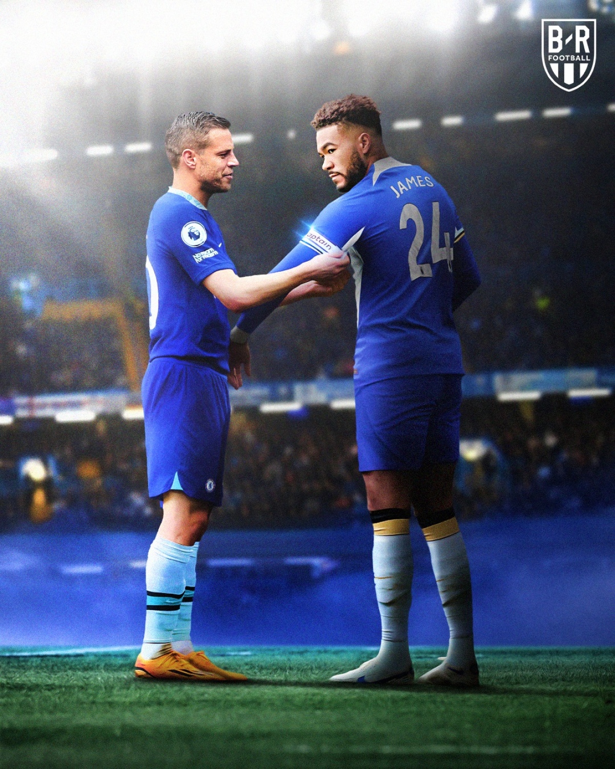 Reece James trở thành đội trưởng mới ở Chelsea. (Ảnh: Bleacher Reports)