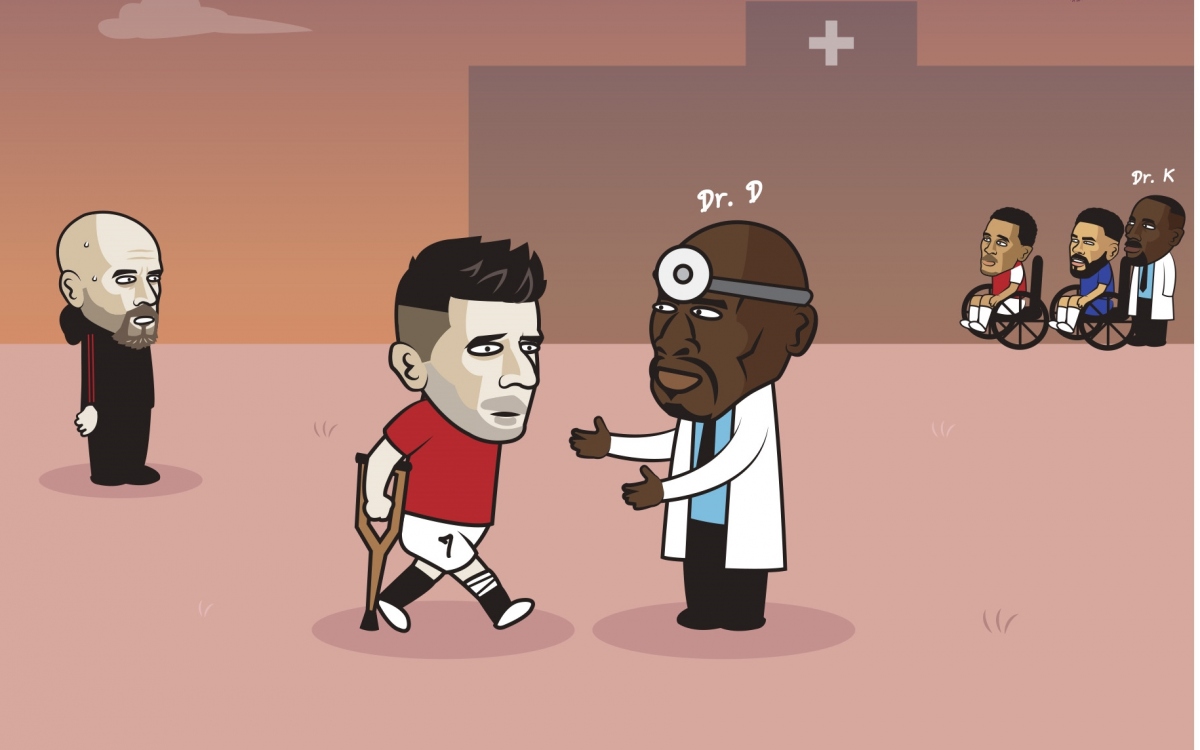 MU "méo mặt" vì Mason Mount. (Ảnh: Just Toon It)