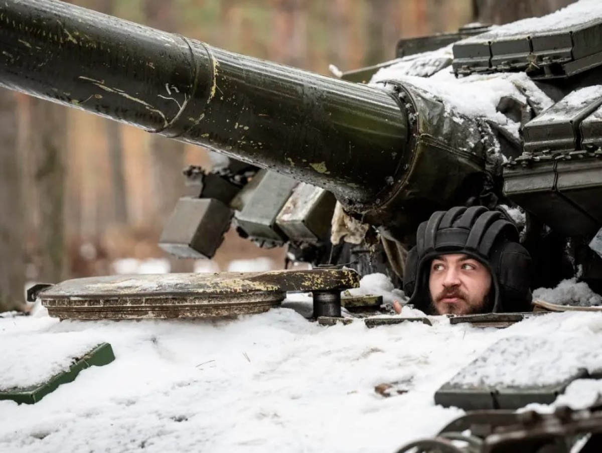 Binh lính Ukraine ở Donetsk. Ảnh: Getty