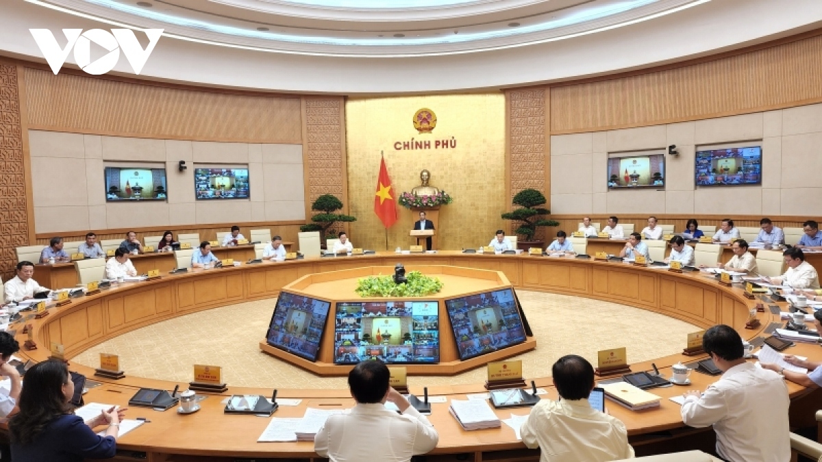Một phiên họp thường kỳ của Chính phủ
