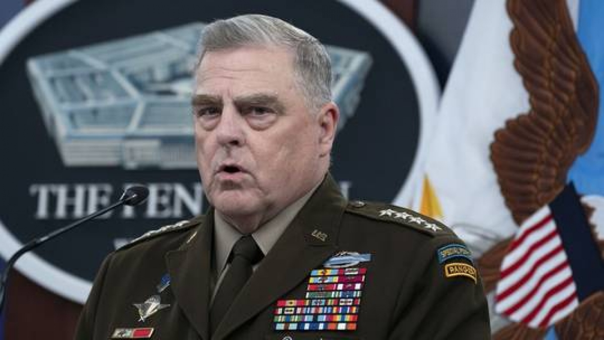 Chủ tịch Hội đồng Tham mưu trưởng Liên quân Mỹ Mark Milley. Ảnh: AP