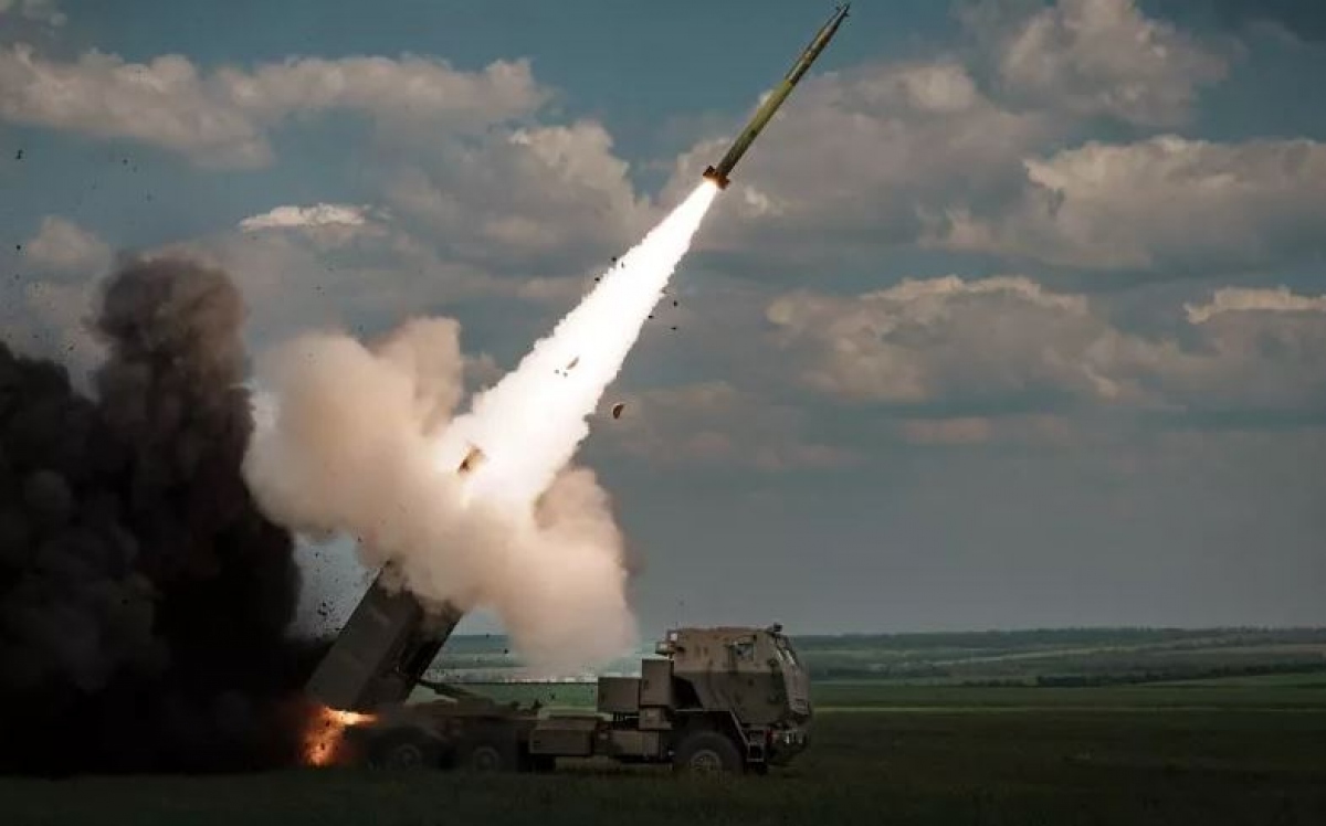 Hệ thống pháo phản lực HIMARS ở Donetsk. Ảnh: Getty