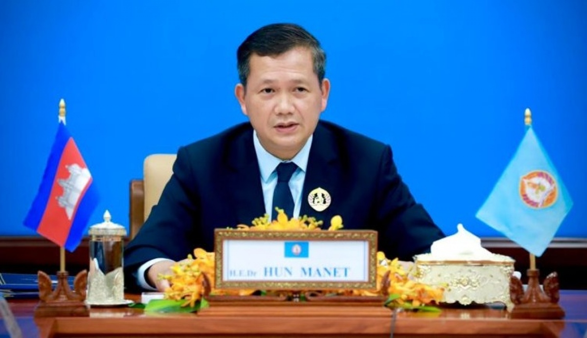 Ông Hun Manet được Quốc hội Campuchia bầu làm Thủ tướng. Ảnh: Reuters