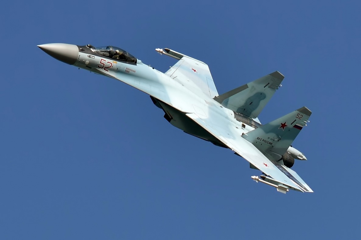 Tiêm kích Su-35. Ảnh: Wikipedia