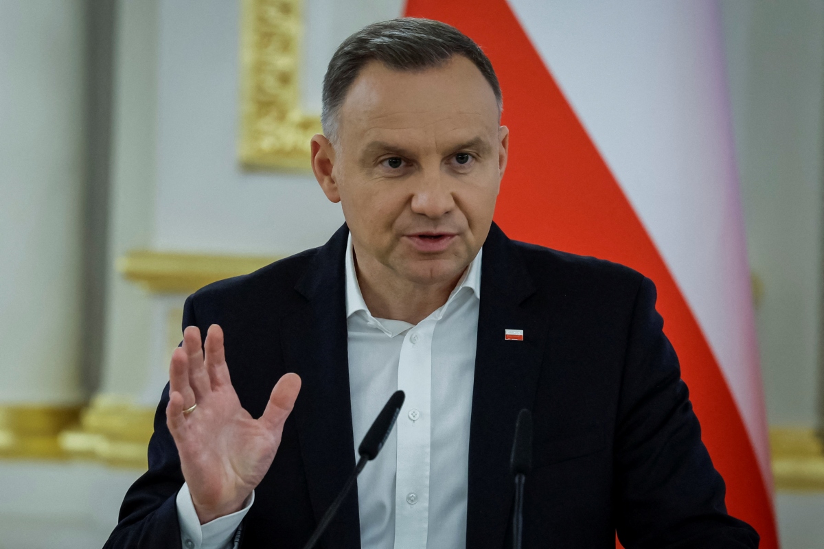 Tổng thống Ba Lan Andrzej Duda. Ảnh: Reuters