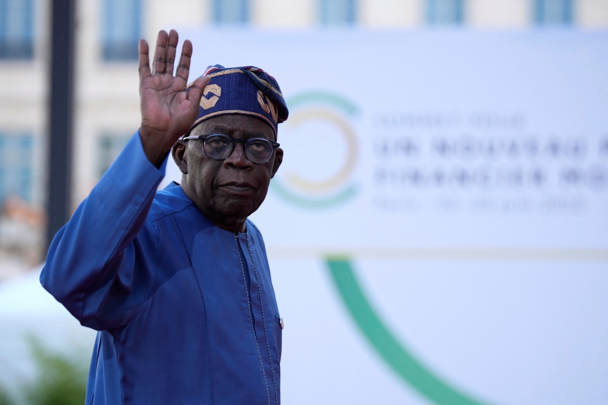 Tổng thống Nigeria Bola Tinubu. Ảnh: Reuters