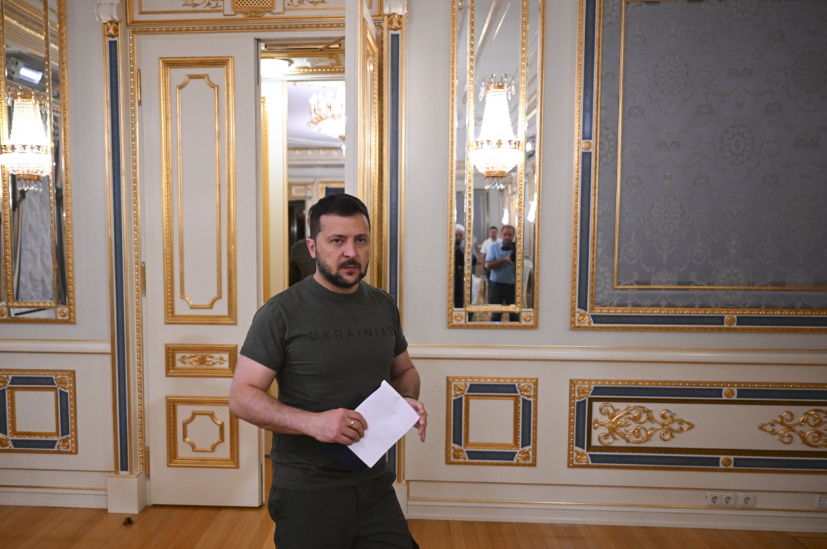 Tổng thống Ukraine Volodymyr Zelensky. Ảnh: Getty