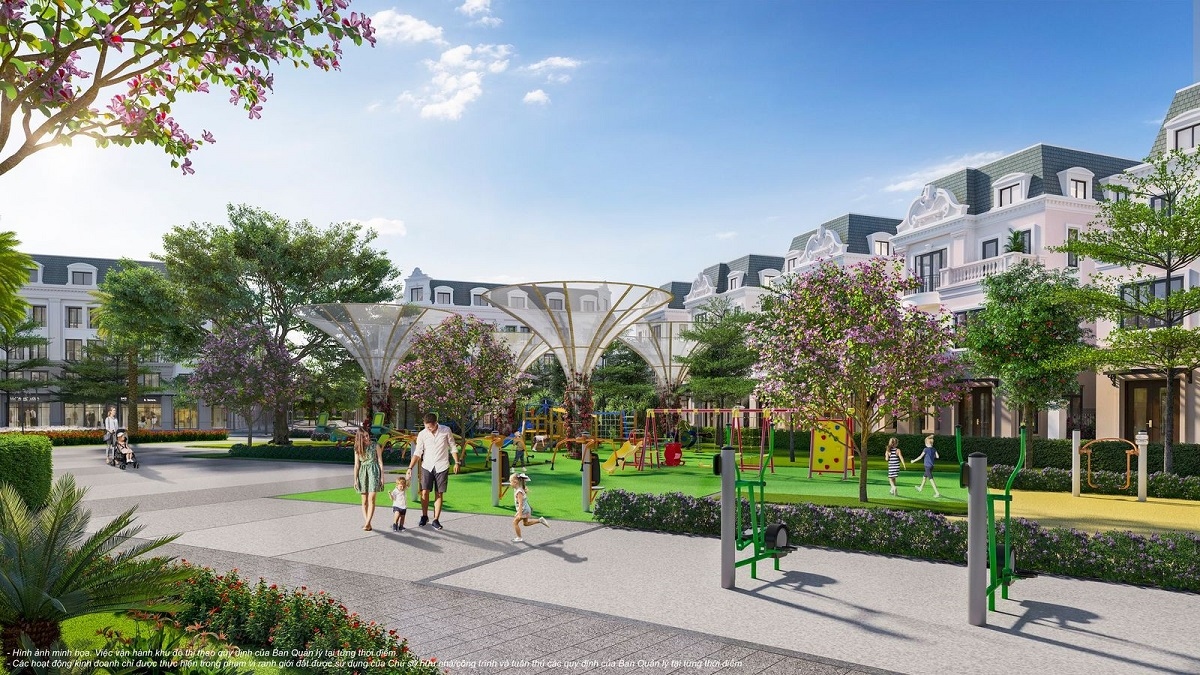 Khu vui chơi dành cho trẻ em tại Vinhomes Golden Avenue